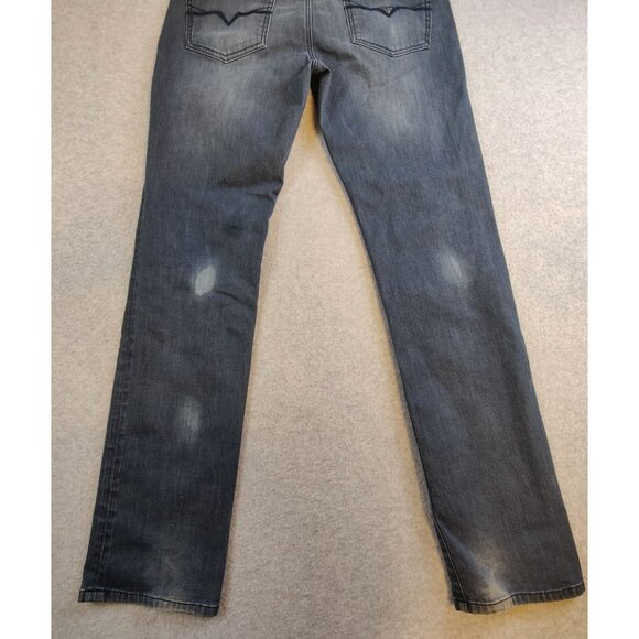 Guess Men's Distressed Slim Straight Del-mar fit Jeans Size 32x34 - Picture 6 of 8